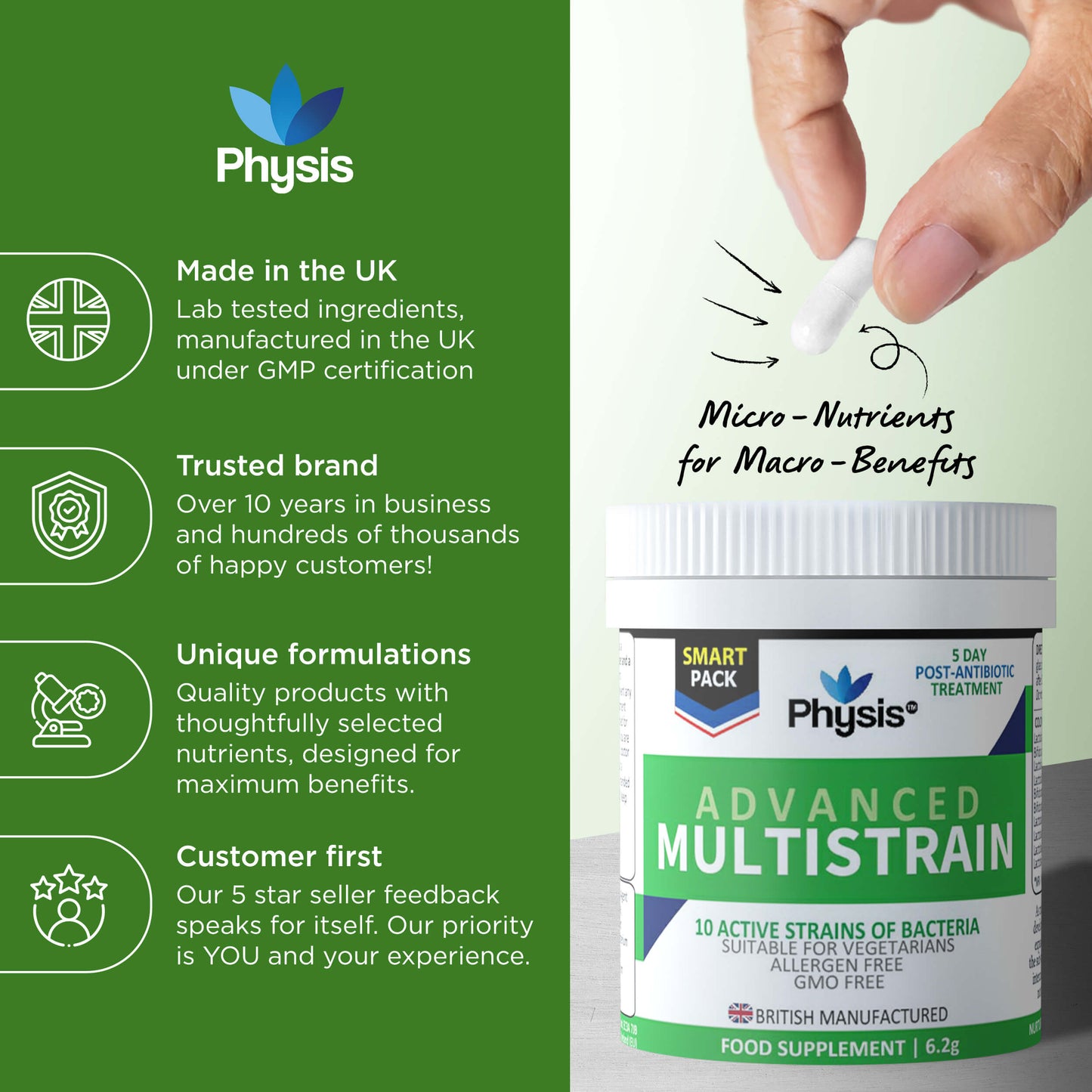 Physis Advanced Multistrains - 5 Day Treatment