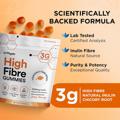 Physis Fibre Gummies 3000mg – 180 Gummies