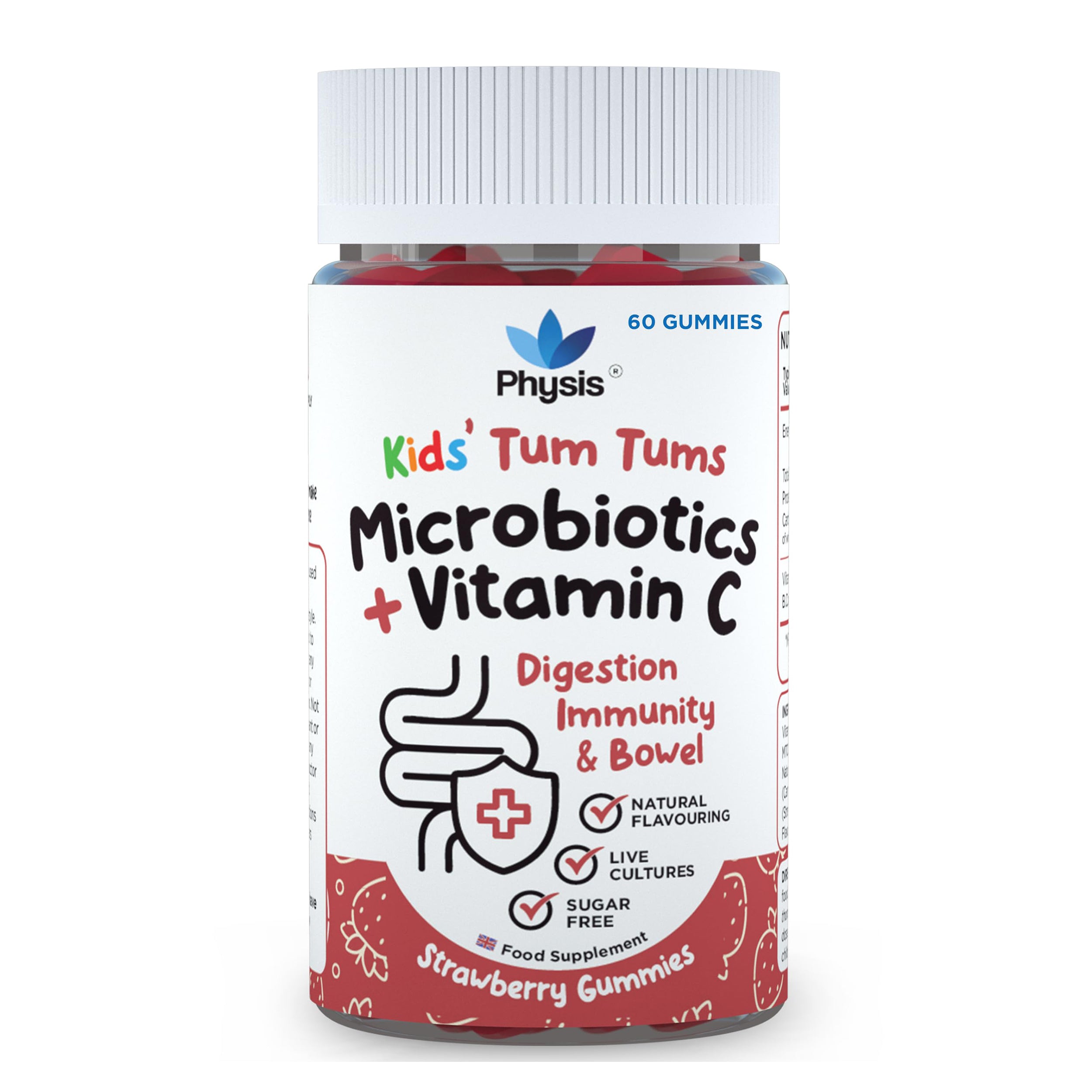 Physis Kids Multi-Biotic Gummies - Tum Tums 60 Gummies
