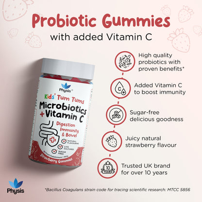 Physis Kids Multi-Biotic Gummies - Tum Tums 60