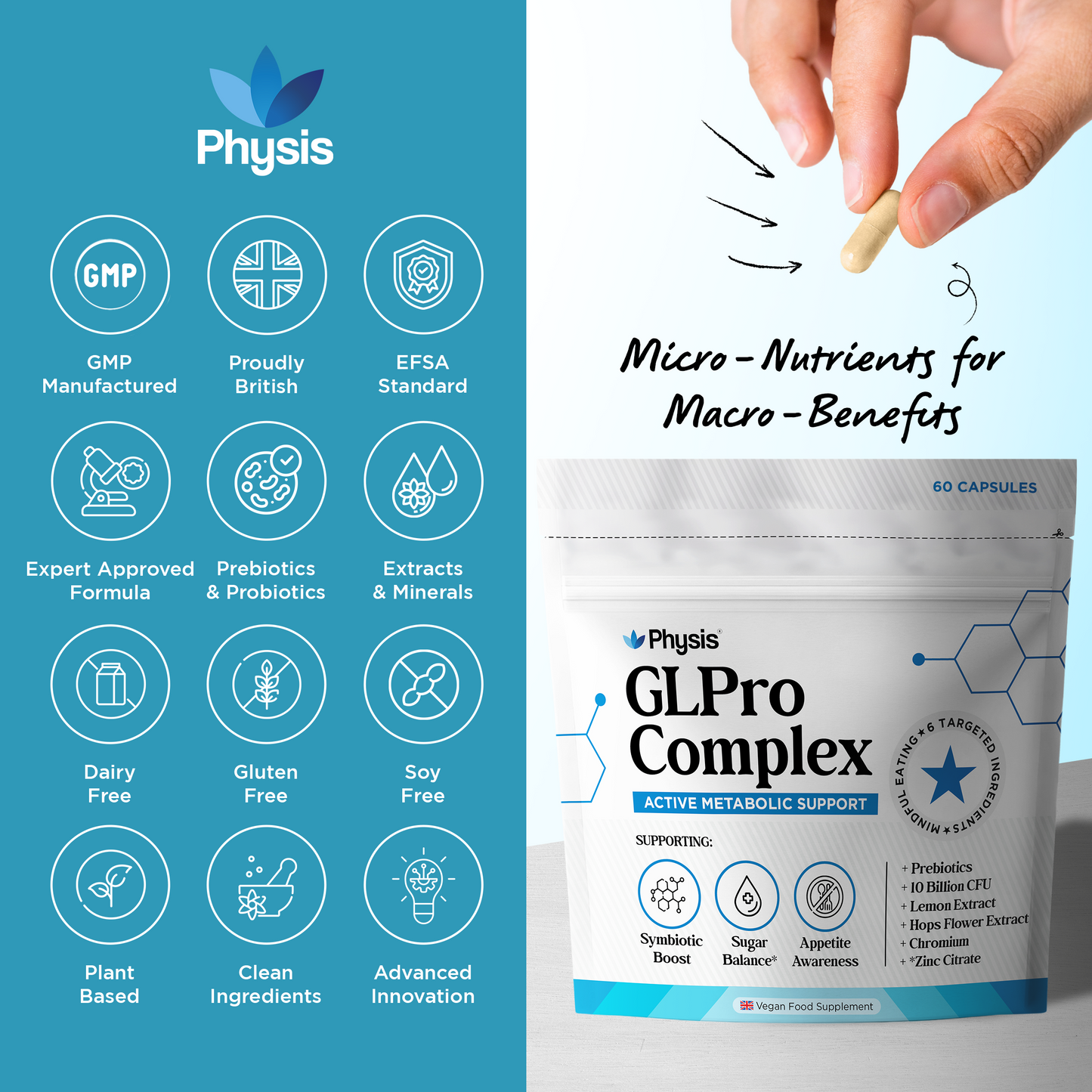 Physis Gut Lifestyle Protocol - 120 Capsules