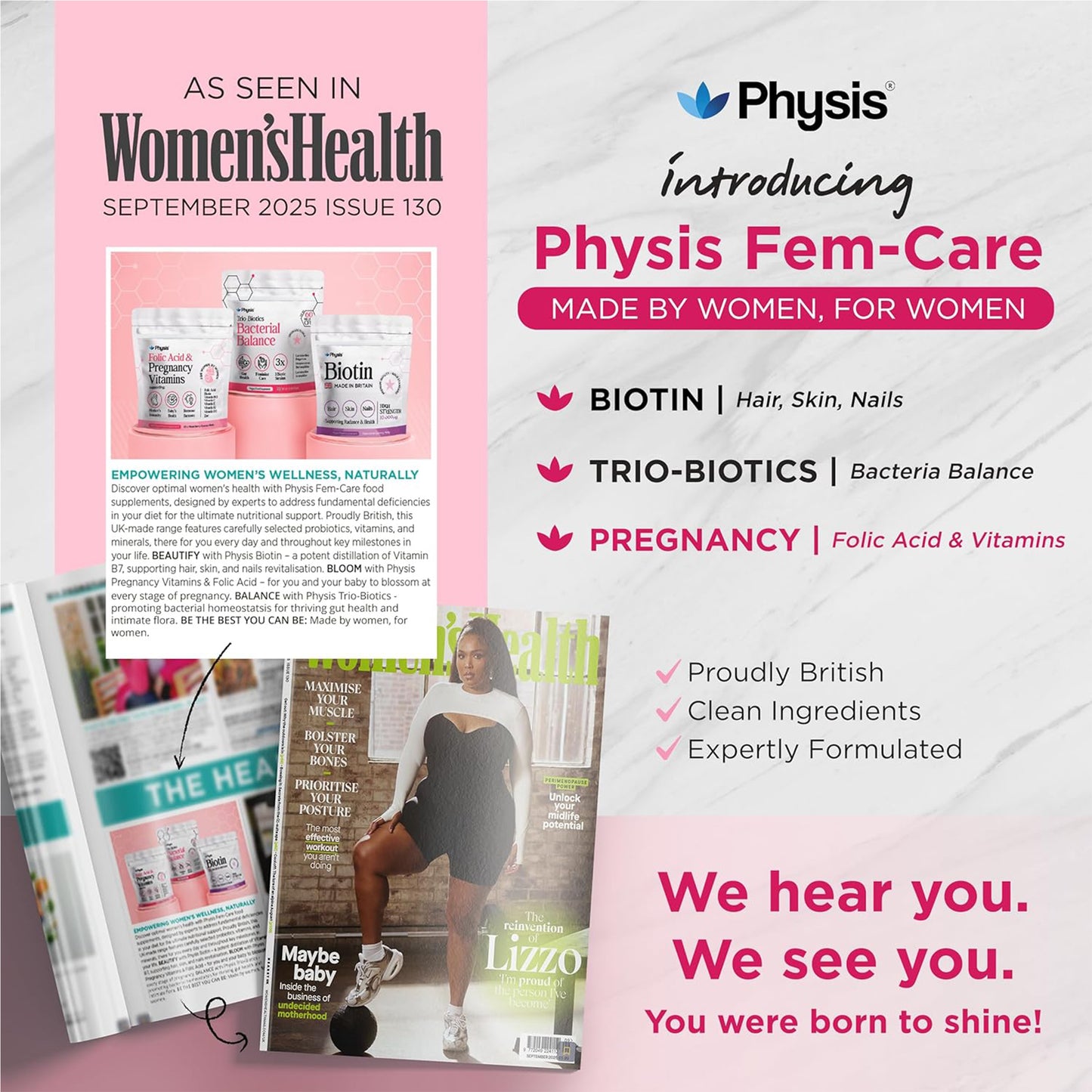 Physis Folic Acid & Pregnancy Vitamins