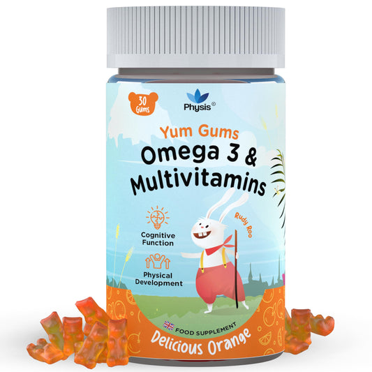 Physis Kids Multivitamin RUDY ROO Gummies - 30 Orange Flavour Softies