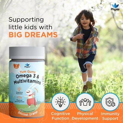 Physis Kids Multivitamin RUDY ROO Gummies - 30 Orange Flavour Softies