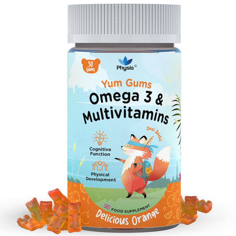 Physis Kids Multivitamin SUZI SOCKS Gummies - 30 Orange Flavour Softies