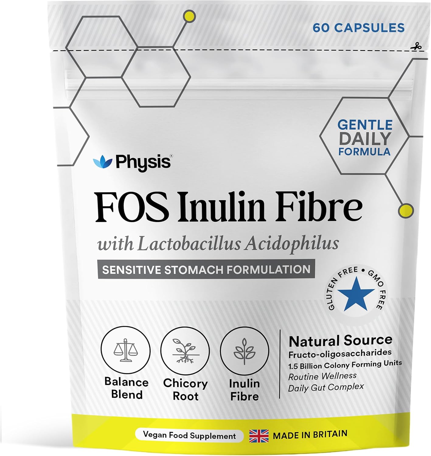 Physis Bio-Fuel Blend Prebiotic - 60 Capsules