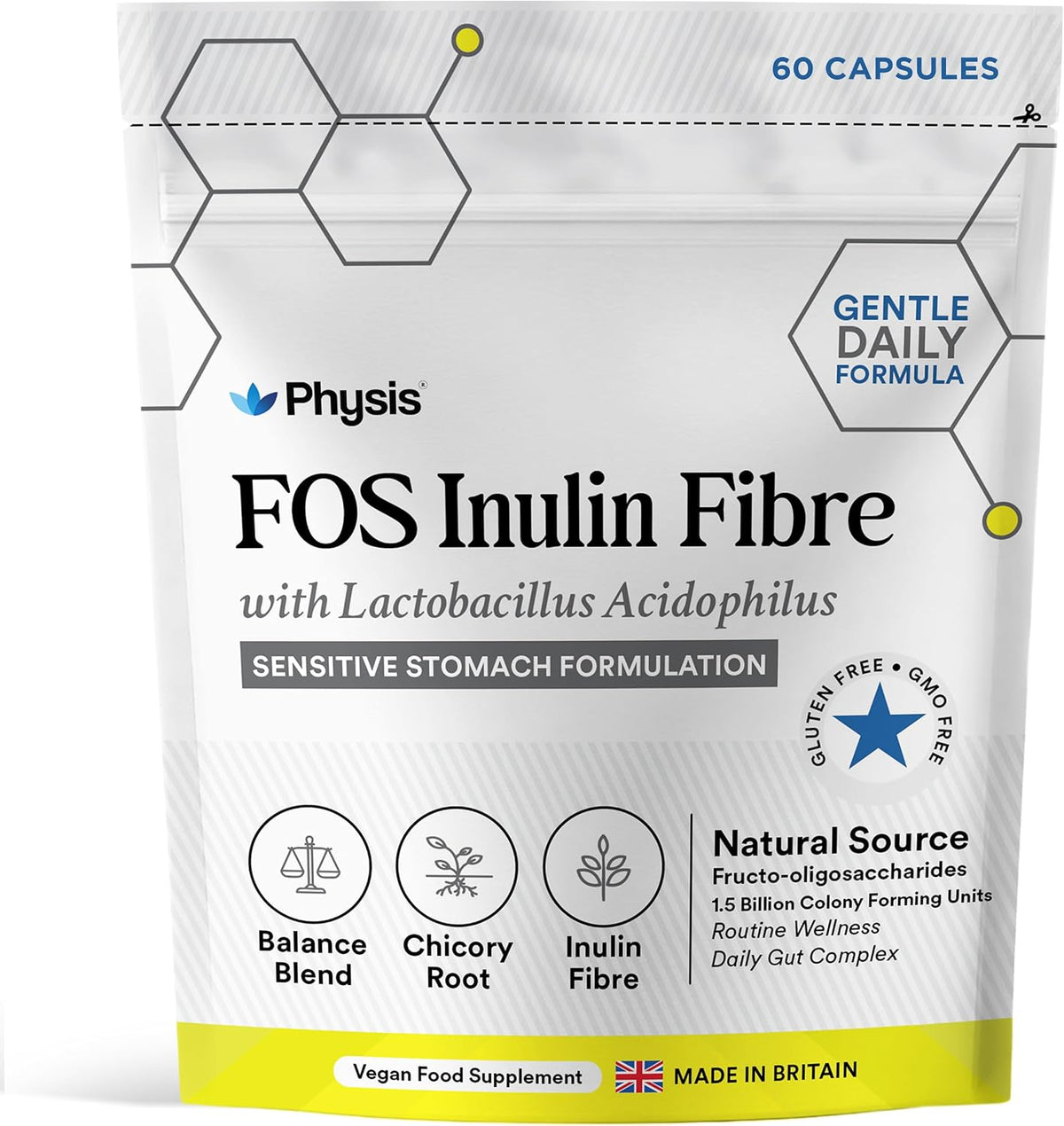 Physis Bio-Fuel Blend Prebiotic - 60 Capsules